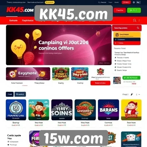 Navegação intuitiva destaca o site KK45.com