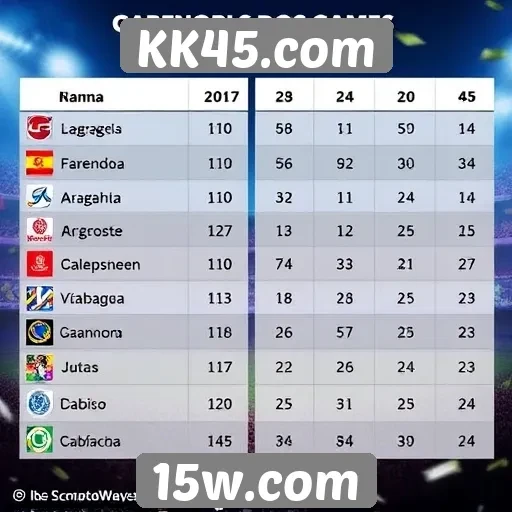 Desempenho de jogos populares no KK45.com
